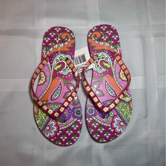 Vera Bradley Paisley Flip Flops - Picture 2 of 6